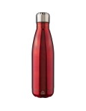 Gourde  en acier inoxydable recyclé de 650 ml personnalisée Cliff Matières : acier inoxydable Couleurs : bleu marquage couleur é