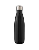 Gourde  en acier inoxydable recyclé de 650 ml personnalisée Cliff Matières : acier inoxydable Couleurs : noir cadeau entreprise 