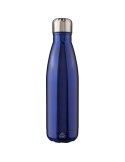 Gourde  en acier inoxydable recyclé de 650 ml personnalisée Cliff Matières : acier inoxydable Couleurs : noir livraison express 