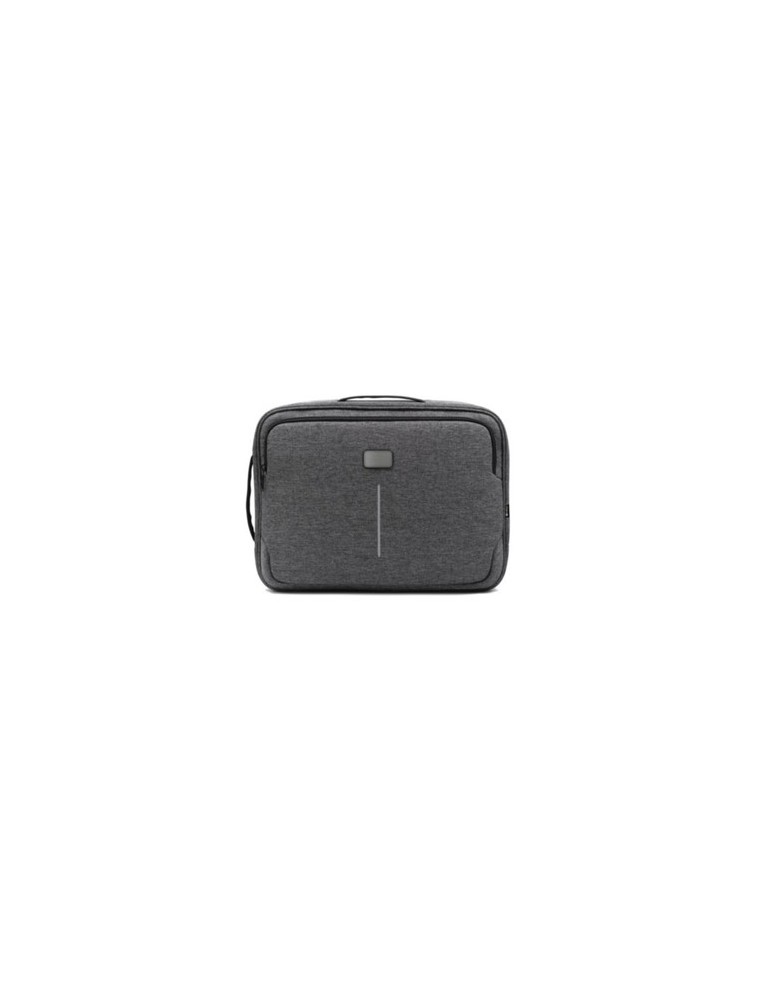 Sacoche personnalisée hybride  pour ordinateur portable de 16'' Brandcharger Spectre Matières : polyester Couleurs : gris