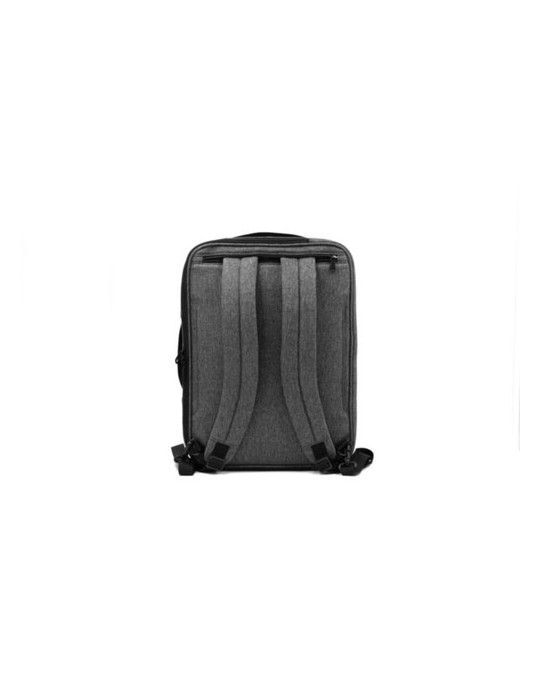 Sacoche personnalisée hybride  pour ordinateur portable de 16'' Brandcharger Spectre Matières : polyester Couleurs : gris cadeau