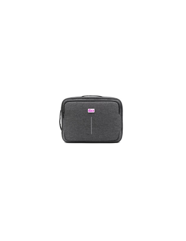 Sacoche personnalisée hybride  pour ordinateur portable de 16'' Brandcharger Spectre Matières : polyester Couleurs : gris impres