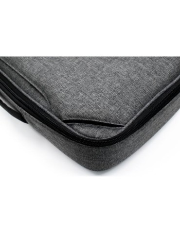 Sacoche personnalisée hybride  pour ordinateur portable de 16'' Brandcharger Spectre Matières : polyester Couleurs : gris objet 