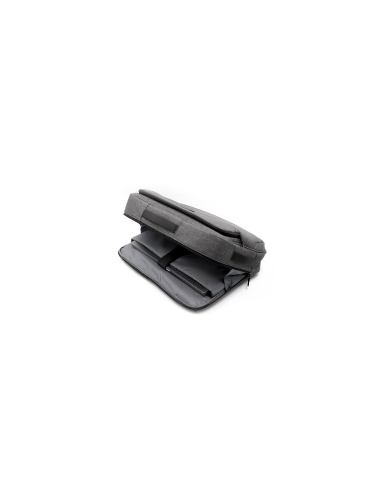Sacoche personnalisée hybride  pour ordinateur portable de 16'' Brandcharger Spectre Matières : polyester Couleurs : gris person