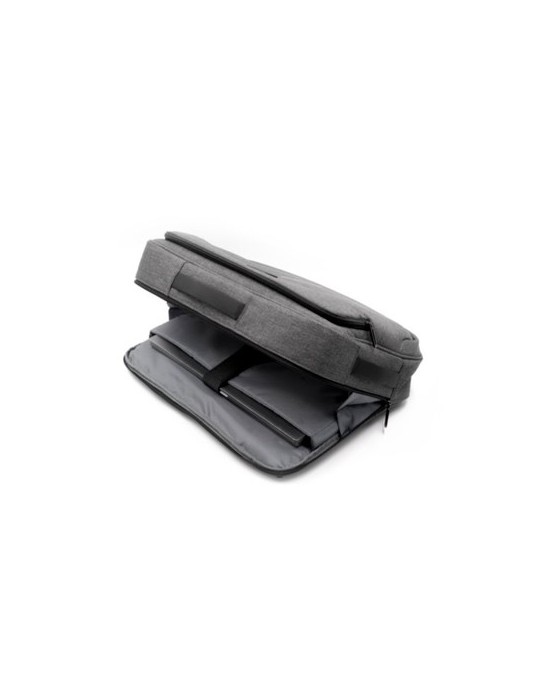 Sacoche personnalisée hybride  pour ordinateur portable de 16'' Brandcharger Spectre Matières : polyester Couleurs : gris person