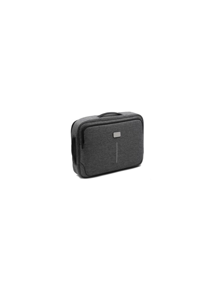 Sacoche personnalisée hybride  pour ordinateur portable de 16'' Brandcharger Spectre Matières : polyester Couleurs : gris impres