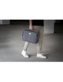 Sacoche personnalisée hybride  pour ordinateur portable de 16'' Brandcharger Spectre Matières : polyester Couleurs : gris objet 