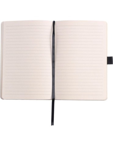 Carnet A5 personnalisé  en canne à sucre Friedrich Matières : carton Couleurs : noir impression haute définition