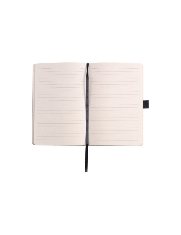 Carnet A5 personnalisé  en canne à sucre Friedrich Matières : carton Couleurs : noir impression haute définition
