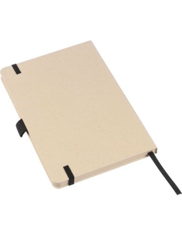 Carnet A5 personnalisé  en canne à sucre Friedrich Matières : carton Couleurs : noir livraison express 24h 48h