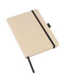 Carnet A5 personnalisé  en canne à sucre Friedrich Matières : carton Couleurs : noir objet promotionnel éco-responsable