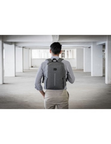 Sac à dos personnalisé Phantom Lite 2 de Brandcharger Matières : polyester Couleurs : gris impression haute définition