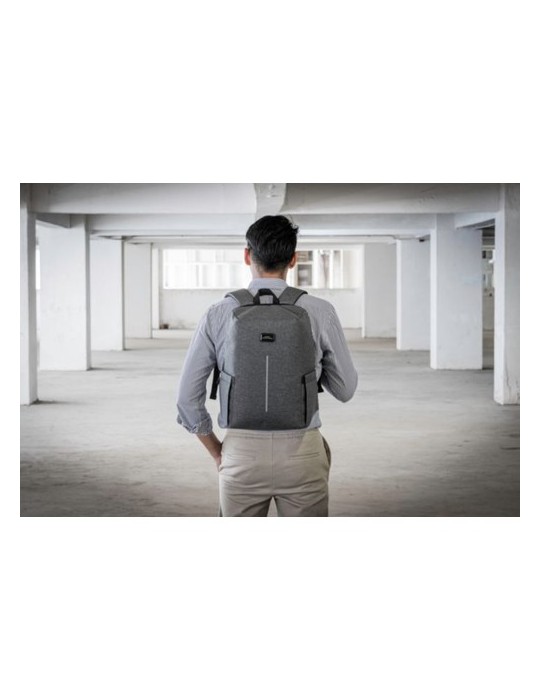 Sac à dos personnalisé Phantom Lite 2 de Brandcharger Matières : polyester Couleurs : gris impression haute définition