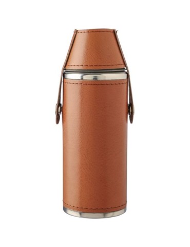 Gourde personnalisée de 230 ml en acier inoxydable recyclé - Brock