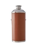 Gourde personnalisée de 230 ml en acier inoxydable recyclé - Brock Matières : acier inoxydable Couleurs : brun goodies publicita