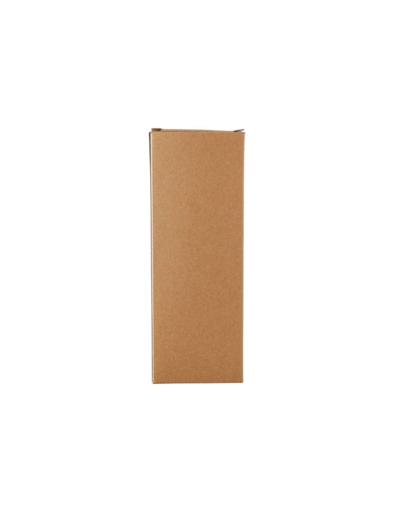 Gourde personnalisée de 230 ml en acier inoxydable recyclé - Brock Matières : acier inoxydable Couleurs : brun marquage laser ul