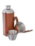Gourde personnalisée de 230 ml en acier inoxydable recyclé - Brock Matières : acier inoxydable Couleurs : brun objet promotionne