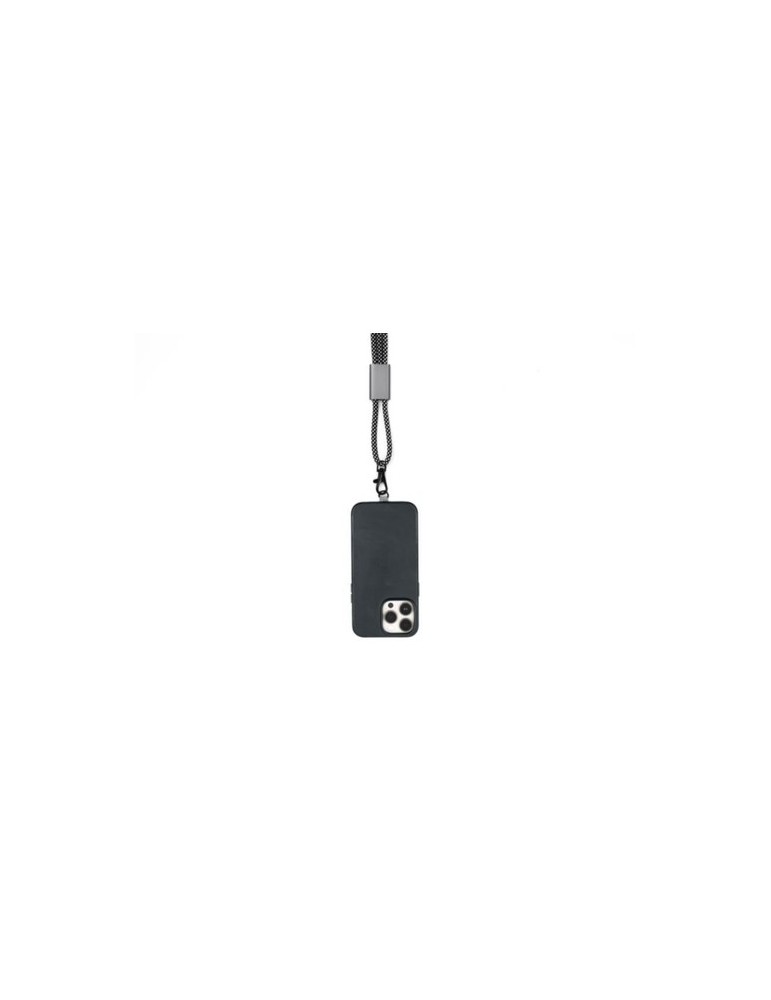 Lanyard publicitaire personnalisé Brandcharger Matières : polyester Couleurs : gun