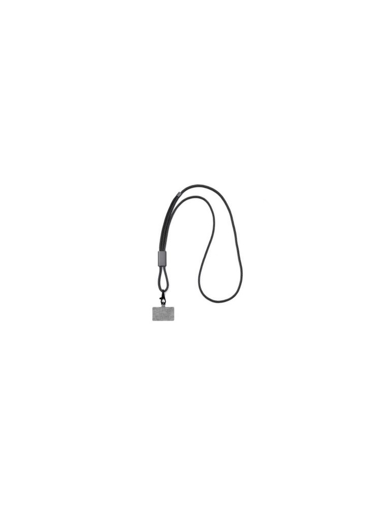 Lanyard publicitaire personnalisé Brandcharger Matières : polyester Couleurs : gun cadeau entreprise pas cher