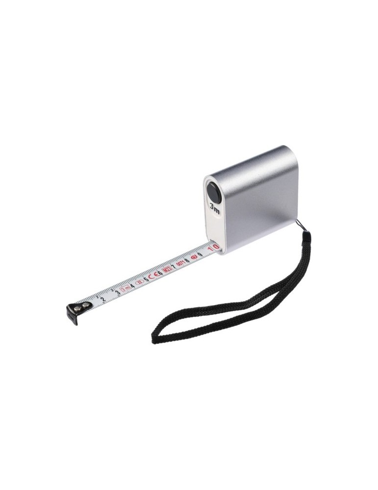 Mètre-ruban de 3 m en aluminium Frances Personnalisé