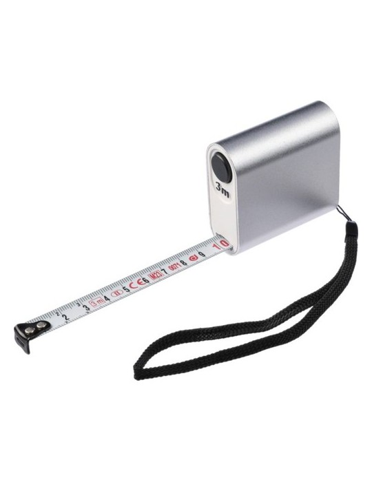 Mètre-ruban de 3 m en aluminium Frances Personnalisé