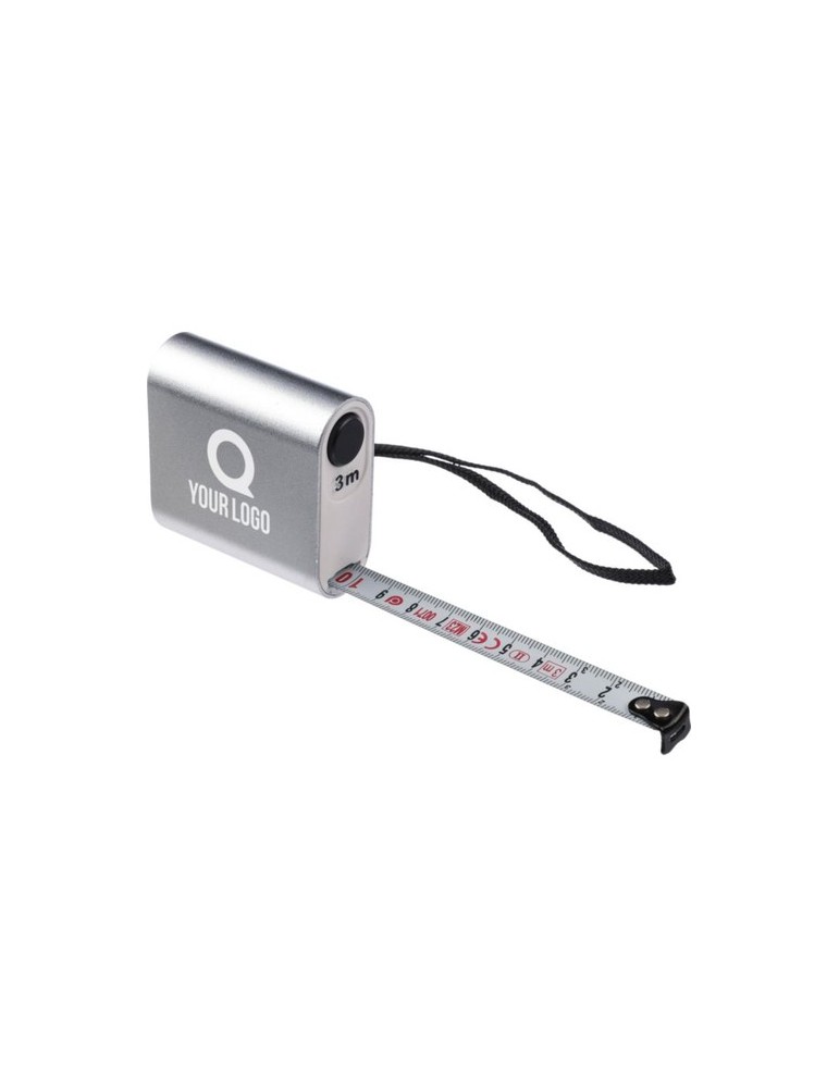 Mètre-ruban de 3 m en aluminium Frances Personnalisé