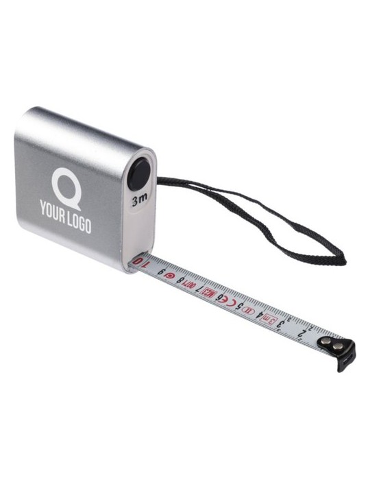 Mètre-ruban de 3 m en aluminium Frances Personnalisé