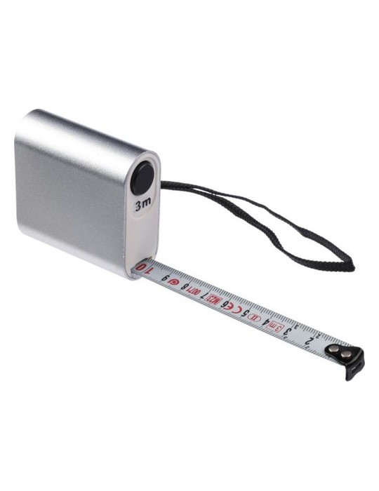 Mètre-ruban de 3 m en aluminium Frances Personnalisé