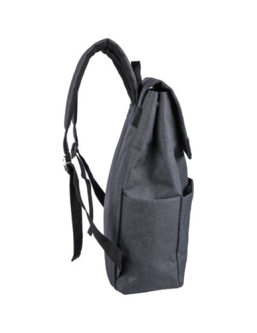 Sac à dos personnalisé en polyester 600D pour ordinateur portable 15'' Dennis Matières : polyester Couleurs : noir impression ha