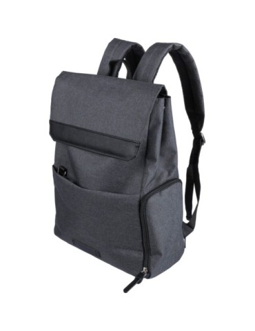 Sac à dos personnalisé en polyester 600D pour ordinateur portable 15'' Dennis Matières : polyester Couleurs : noir personnalisat