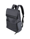 Sac à dos personnalisé en polyester 600D pour ordinateur portable 15'' Dennis Matières : polyester Couleurs : noir personnalisat