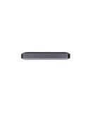 Enceinte sans fil portable publicitaire Nano Pro Brandcharger Matières : aluminium Couleurs : argenté personnalisable avec votre
