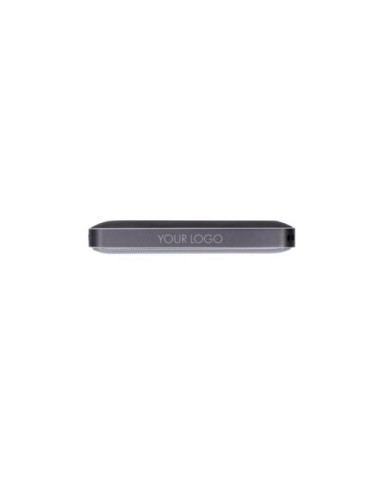 Enceinte sans fil portable publicitaire Nano Pro Brandcharger Matières : aluminium Couleurs : argenté cadeau entreprise pas cher