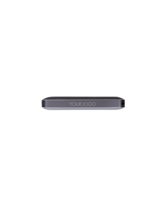 Enceinte sans fil portable publicitaire Nano Pro Brandcharger Matières : aluminium Couleurs : argenté cadeau entreprise pas cher
