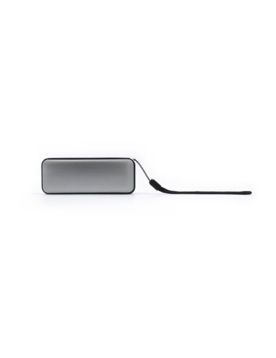 Enceinte sans fil portable publicitaire Nano Pro Brandcharger Matières : aluminium Couleurs : argenté goodies publicitaire événe