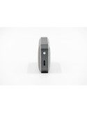 Enceinte sans fil portable publicitaire Nano Pro Brandcharger Matières : aluminium Couleurs : argenté impression haute définitio