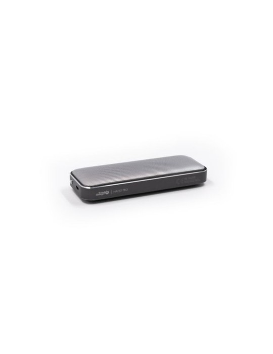 Enceinte sans fil portable publicitaire Nano Pro Brandcharger Matières : aluminium Couleurs : argenté livraison express 24h 48h