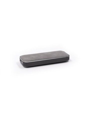 Enceinte sans fil portable publicitaire Nano Pro Brandcharger Matières : aluminium Couleurs : argenté cadeau collaborateur premi