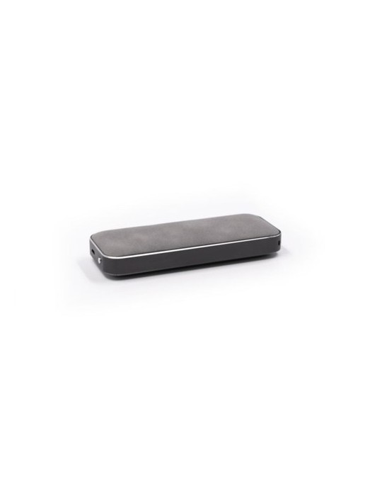 Enceinte sans fil portable publicitaire Nano Pro Brandcharger Matières : aluminium Couleurs : argenté cadeau collaborateur premi