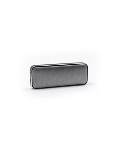 Enceinte sans fil portable publicitaire Nano Pro Brandcharger Matières : aluminium Couleurs : argenté accessoire événementiel un