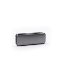 Enceinte sans fil portable publicitaire Nano Pro Brandcharger Matières : aluminium Couleurs : argenté accessoire événementiel un