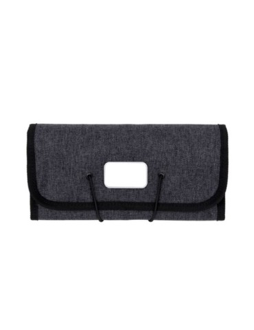 Portefeuille personnalisé Folio Brandcharger Matières : polyester Couleurs : gris cadeau entreprise pas cher