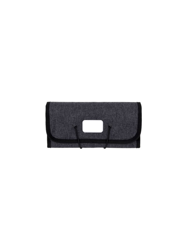 Portefeuille personnalisé Folio Brandcharger Matières : polyester Couleurs : gris cadeau entreprise pas cher