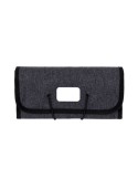 Portefeuille personnalisé Folio Brandcharger Matières : polyester Couleurs : gris cadeau entreprise pas cher