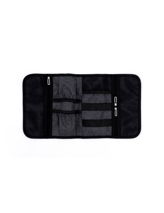 Portefeuille personnalisé Folio Brandcharger Matières : polyester Couleurs : gris livraison express 24h 48h