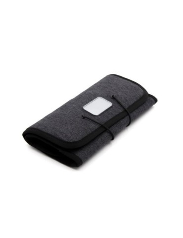 Portefeuille personnalisé Folio Brandcharger Matières : polyester Couleurs : gris objet promotionnel éco-responsable