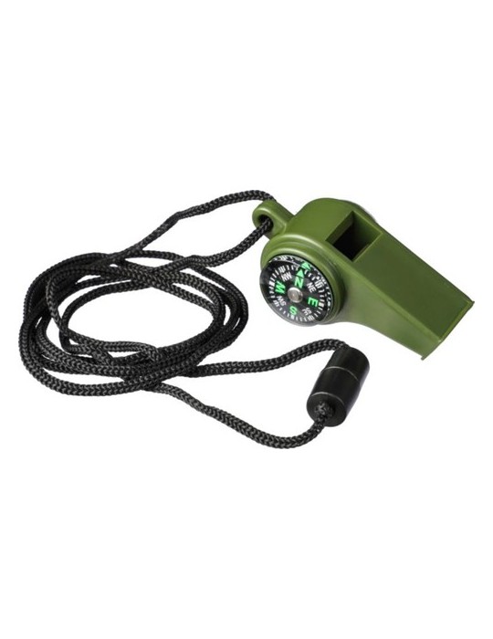 Sifflet avec boussole et thermomètre en PP Damon Personnalisé