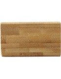 Support personnalisé en bambou pour téléphone Albert Matières : bambou Couleurs : brun impression logo haute qualité