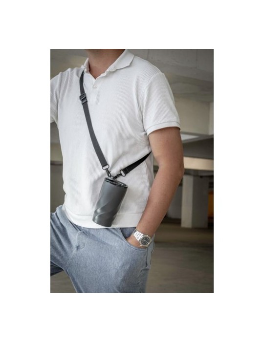 Mug de voyage personnalisé en céramique Vortex Calix Brandcharger Matières : acier inoxydable Couleurs : gun marquage laser ultr
