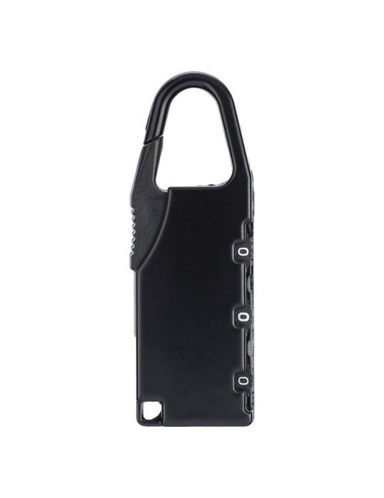 Cadenas à combinaison personnalisé en zinc April Matières : alliage de zinc Couleurs : noir personnalisable avec votre logo